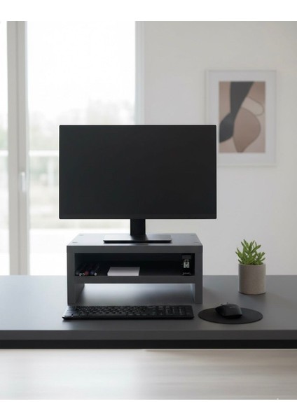 Monitör Yükseltici Raf- Monitör Standı