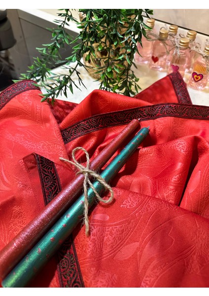 Yılbaşı, Yeniyıl Ikili Şamdan Dekoratif 2 Adet