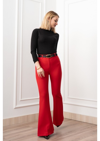 Elitecontour High-Waist Flare Atlas Pantolon modelleri