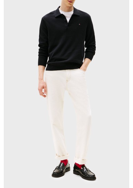 Pamuklu Regular Fit Polo Yaka Kazak Erkek Kazak MW0MW36519 Bds modelleri