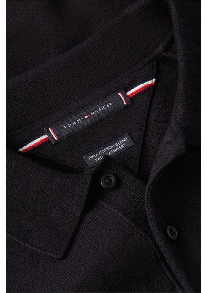 Pamuklu Regular Fit Polo Yaka Kazak Erkek Kazak MW0MW36519 Bds indirimleri