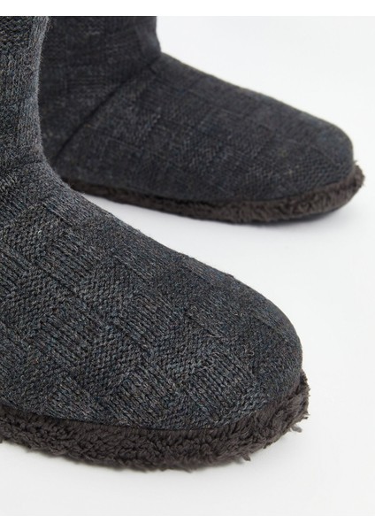 Yeni Sezon Desenli Erkek Ev Botu modelleri