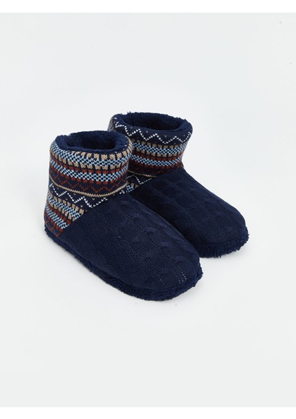 Yeni Sezon Desenli Erkek Ev Botu