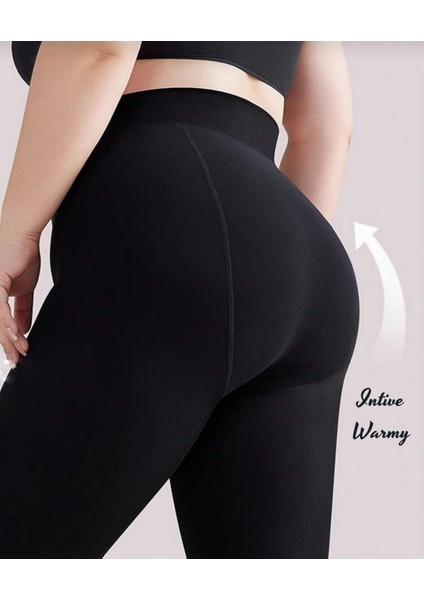 Fk Ağır Gramajlı Içi Peluş Termal Siyah Ultra Kaliteli Esnek Çorap Tayt - WINTER2025 fırsatları