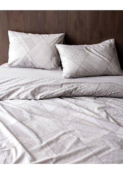 Aurelie Tek Kişilik %100 Pamuk Ranforce Baskılı Nevresim Takımı - Gri fiyatları