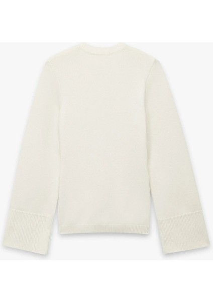 Kadın x Sibil Çetinkaya - Geniş Uzun Kollu Bisiklet Yaka Düğmeli Triko Hırka 6WAK90474HT indirimleri