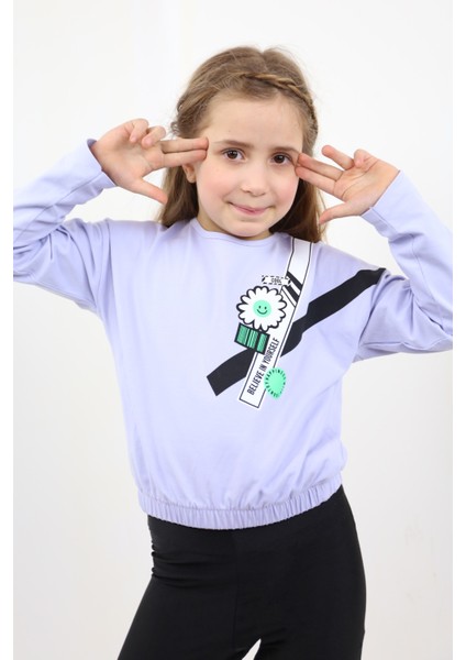 Kız Çocuk Baskılı Tişört