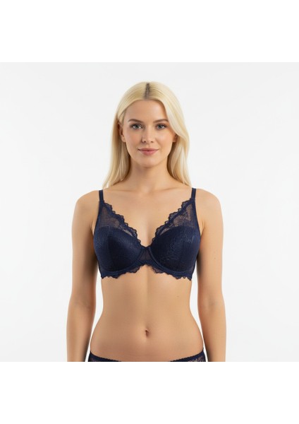 Kadın Dantelli Balenli Desteksiz Sütyen BB2043