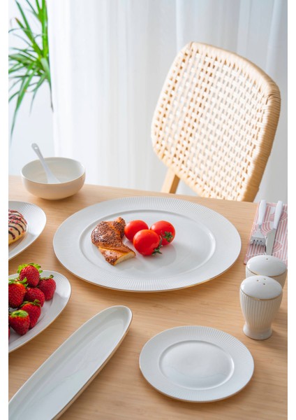 Zahara 12 Kişilik 52 Parça Porselen Kahvaltı Takımı