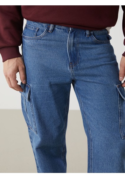Yeni Sezon Baggy Fit Erkek Jean Pantolon indirimleri
