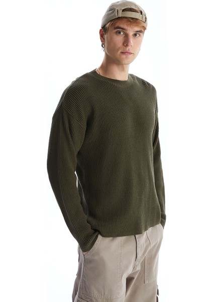 Yeni Sezon Bisiklet Yaka Erkek Triko Kazak