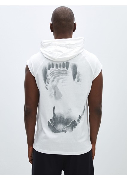 Yeni Sezon Kapüşonlu Kolsuz Baskılı Erkek Spor Atlet indirimleri