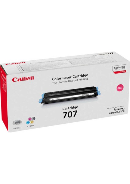 - CRG-707 Kırmızı Toner