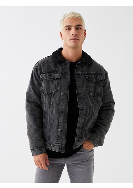 Yeni Sezon Rahat Kalıp Erkek Jean Ceket