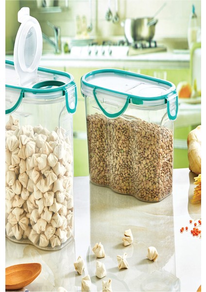 Erzak Kabi Silikon Kapakli No:3 Şeffaf