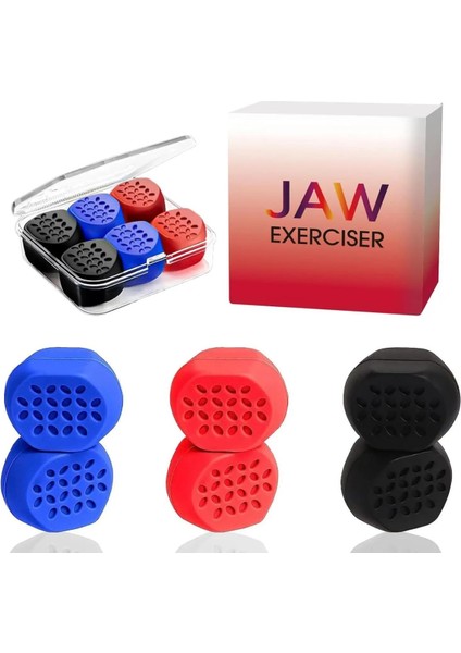 Face Yoga Başlangıç-Orta-Zor Jawline Çene Kası Egzersiz Topu 6'lı Set fiyatları