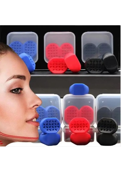 Face Yoga Başlangıç-Orta-Zor Jawline Çene Kası Egzersiz Topu 6'lı Set fırsatları
