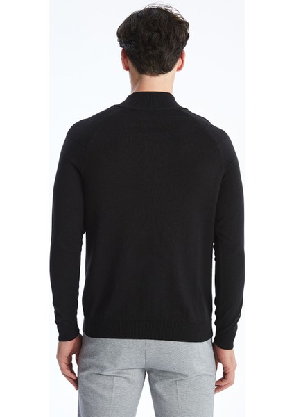 Yeni Sezon Dik Yaka Uzun Kollu Erkek Triko Kazak fırsatları