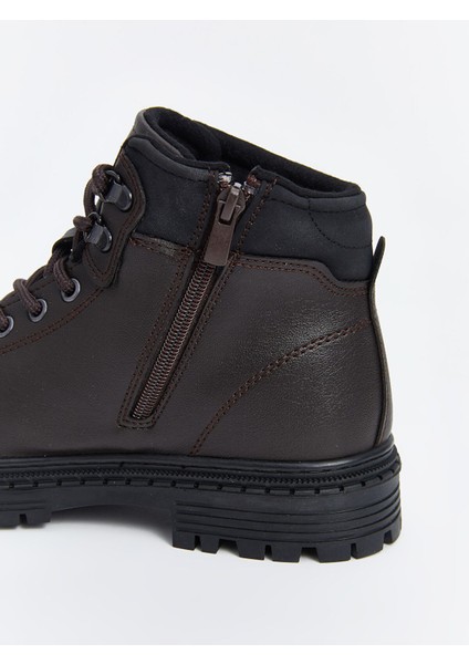 Yeni Sezon Bağcıklı Deri Görünümlü Erkek Bot fırsatları