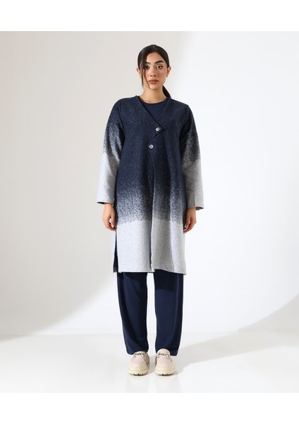 Düğme Kapama Örme Ceket Üç Parça Takım fiyatları