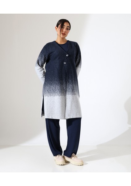 Düğme Kapama Örme Ceket Üç Parça Takım indirimleri