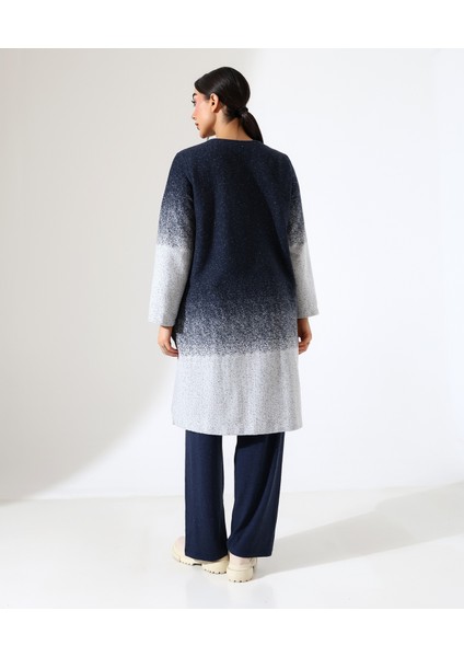 Düğme Kapama Örme Ceket Üç Parça Takım