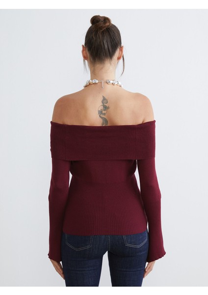 Yeni Sezon Kayık Yaka Kadın Triko Kazak fırsatları