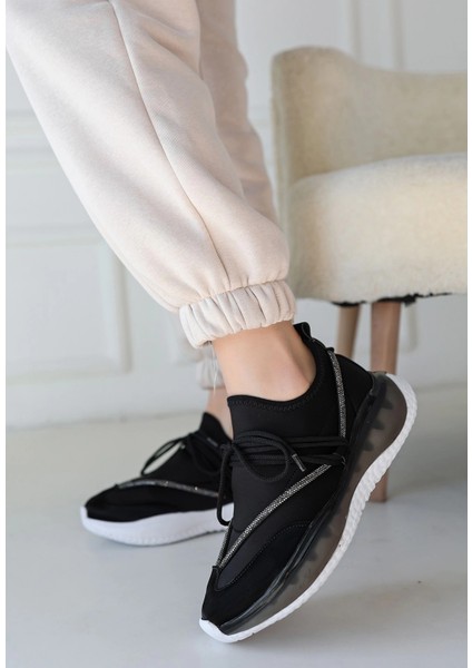 Lvsqvr Liney Siyah Rugan Bağcıklı Spor Ayakkabı (Numara: 38) modelleri