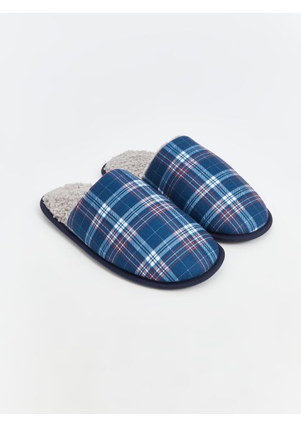 Yeni Sezon Ekose Desenli Erkek Ev Terliği