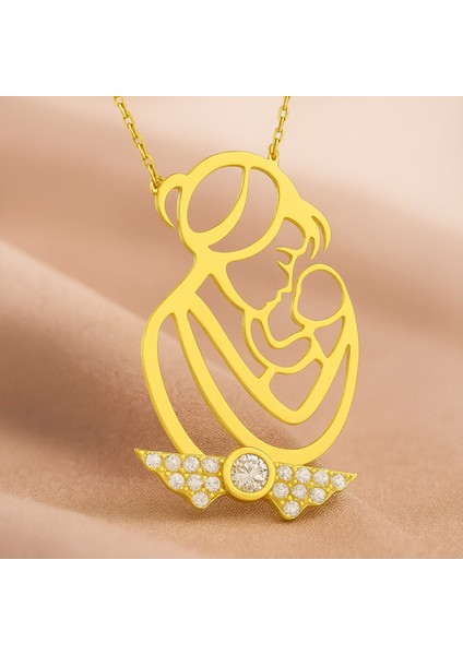 14 Ayar Altın Anne ve Bebek Kolye fiyatları