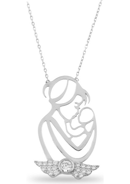 14 Ayar Altın Anne ve Bebek Kolye fırsatları