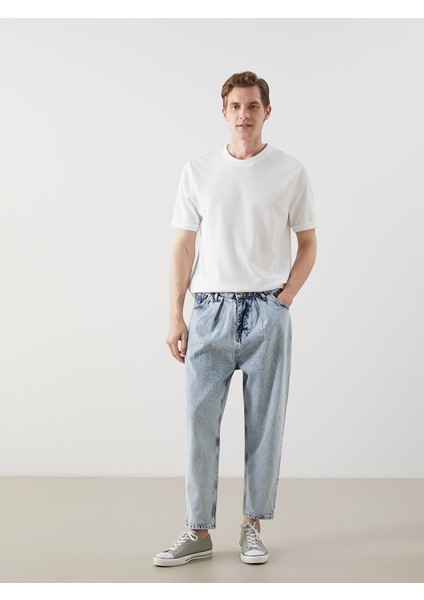 Yeni Sezon Loose Fit Erkek Jean Pantolon