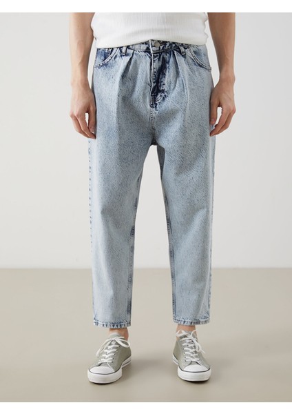 Yeni Sezon Loose Fit Erkek Jean Pantolon fiyatları