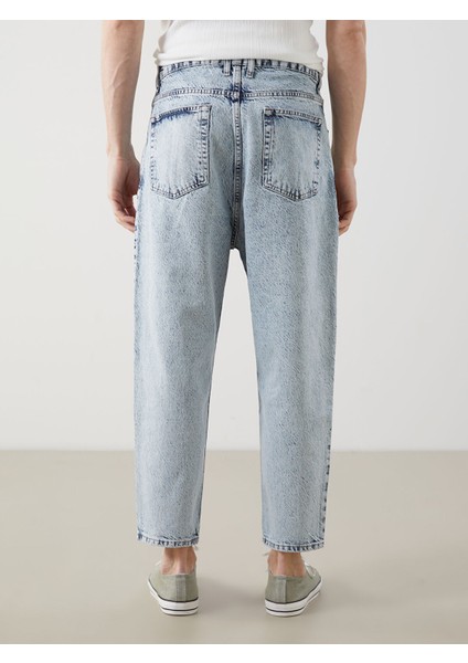 Yeni Sezon Loose Fit Erkek Jean Pantolon fırsatları