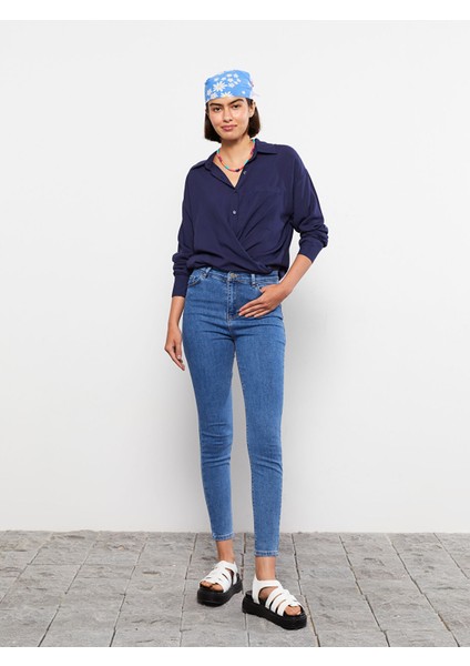 Yeni Sezon Yüksek Bel Jüpiter Süper Skinny Fit Kadın Jean Pantolon fiyatları