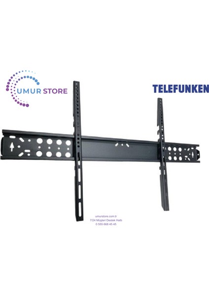 Telefunken 75tu9080ua 75'' 4k Ultra Hd Android Smart 70-100 inç Sabit Lcd Led Tv Duvar Askı Aparatı