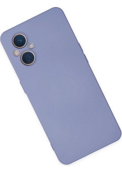 Oppo Reno 7 Lite Kılıf Nano Içi Kadife Silikon - Lila fiyatları