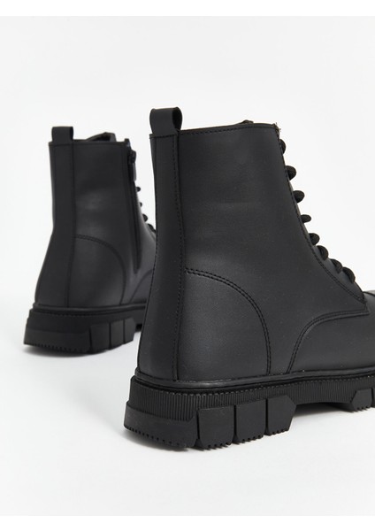 Yeni Sezon Deri Görünümlü Fermuarlı Erkek Bot fırsatları