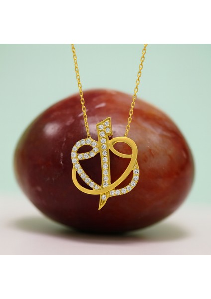 14 Ayar Altın Elif ve Vav Kolye indirimleri