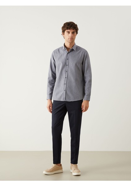 Yeni Sezon Slim Fit Uzun Kollu Poplin Erkek Gömlek fiyatları