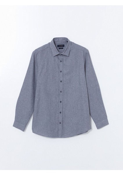 Yeni Sezon Slim Fit Uzun Kollu Poplin Erkek Gömlek indirimleri