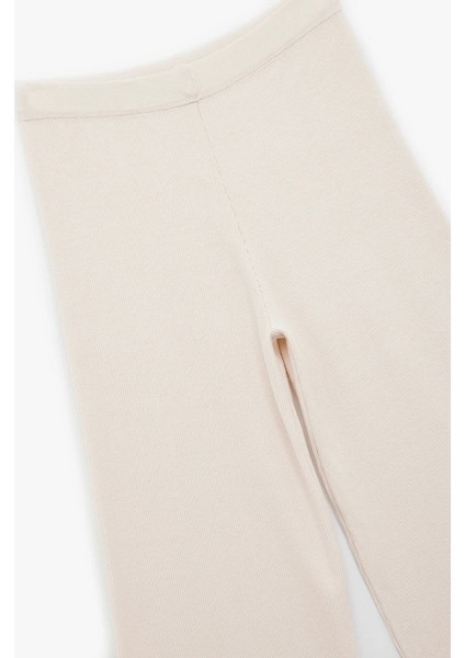 Kadın x Sibil Çetinkaya - Düz Bol Paça Triko Pantolon 6WAK40014HT fırsatları