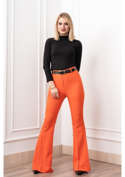 Elitecontour High-Waist Flare Atlas Pantolon