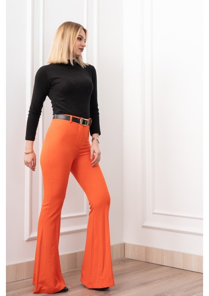 Elitecontour High-Waist Flare Atlas Pantolon modelleri