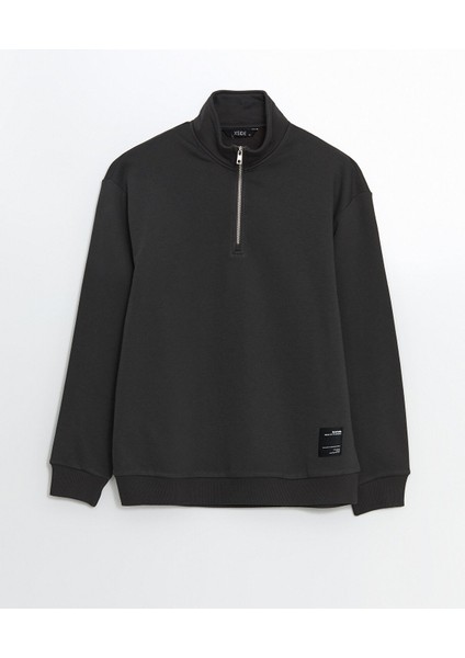 Yeni Sezon Dik Yaka Erkek Sweatshirt indirimleri