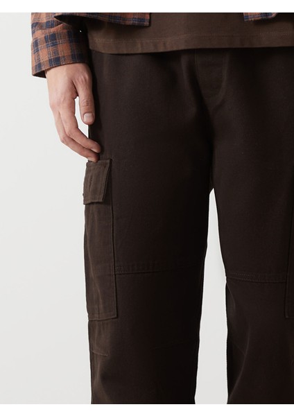 Yeni Sezon Rahat Kalıp Gabardin Erkek Kargo Pantolon modelleri