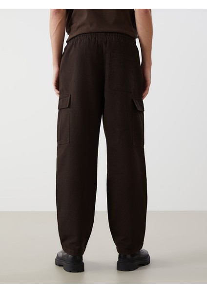 Yeni Sezon Rahat Kalıp Gabardin Erkek Kargo Pantolon fırsatları