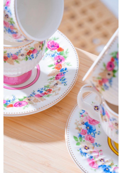 Despina 6 Kişilik Porselen Kahve Fincan Takımı - 90 ml fırsatları