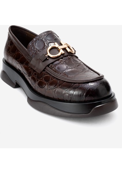 Marcomen Erkek Tokalı Loafer Ayakkabı Gerçek Deri Mc 22495 Kahverengi modelleri