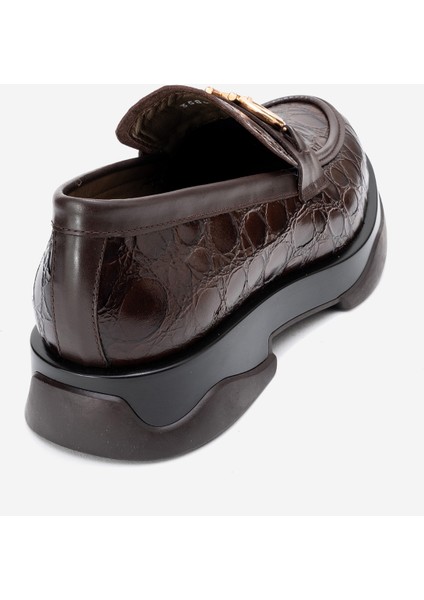 Marcomen Erkek Tokalı Loafer Ayakkabı Gerçek Deri Mc 22495 Kahverengi fırsatları